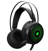 GameBooster H12 Rebel 7 Renk RGB Aydınlatmalı Kısa Mikrofonlu Siyah oyuncu kulaklığı